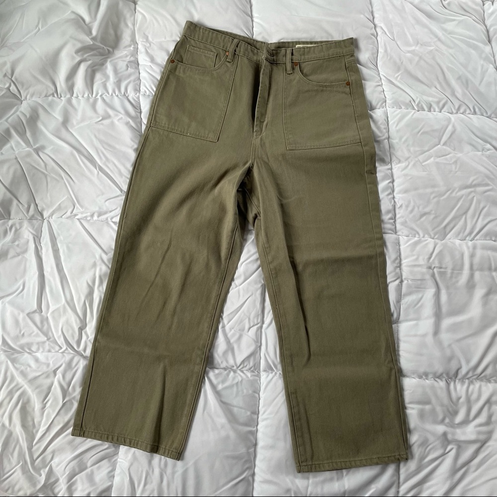 High waisted cropped trousers NWOT